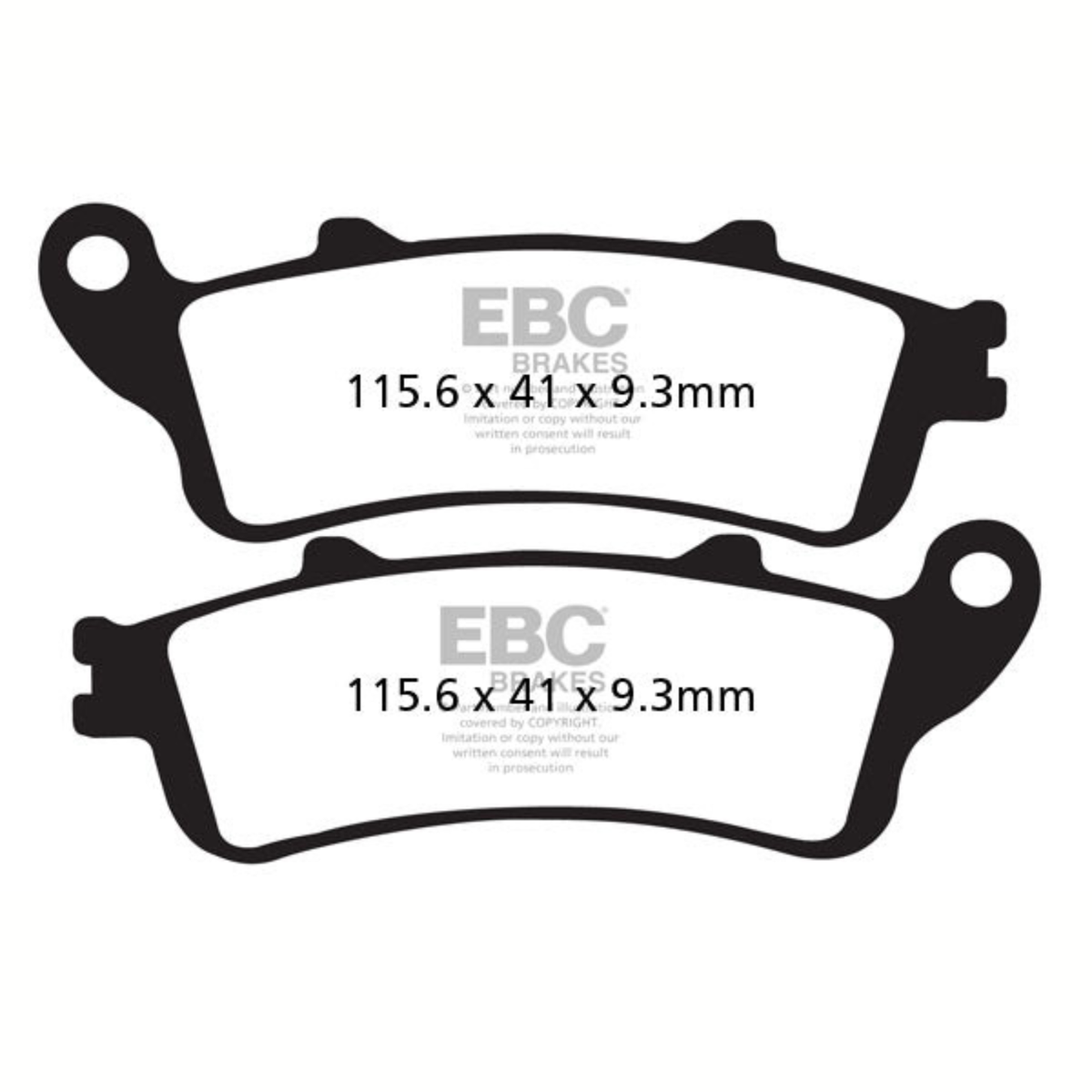 EBC Kawasaki Vulcan S (2015 Onwards) Fully Sintered Brake Pads - EBC Brakes