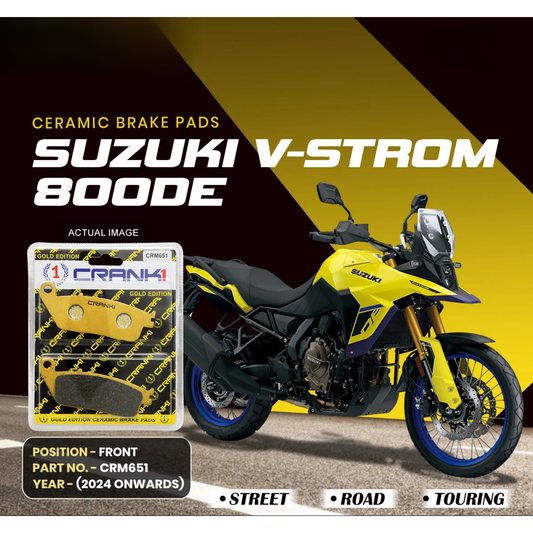 Crank1 Suzuki V-Strom 800DE (2024 Onwards) Ceramic Brake Pads