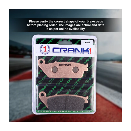 Crank1 Fully Sintered H2 Series Brake Pads for Triumph Street Triple S 765 (2017-2020)