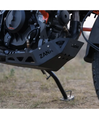 Zana SS 304 Bash Plate for KTM ADV 390 2025 - Black - ZI-8575