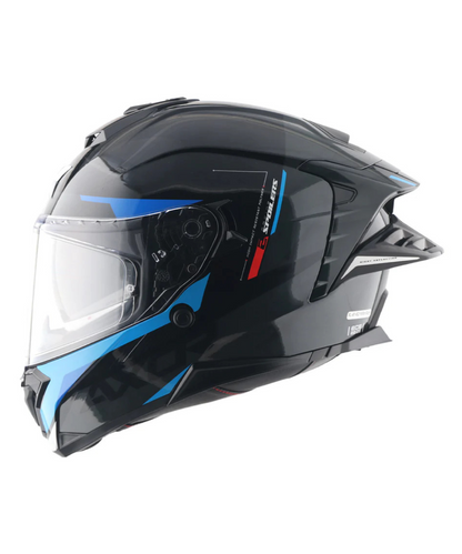Axor Brutale Kryptic Dual Spoiler Helmet - Black Blue