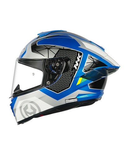 NHK K5R Commutrack Helmet - Black White Blue