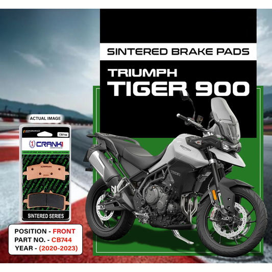 Crank1 Triumph Tiger 900 (2020-2023) Fully Sintered H2 Series Brake Pads
