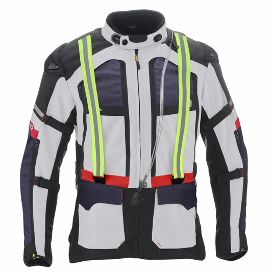 Solace Furious V4.0 Touring Jacket - Grey Black Red