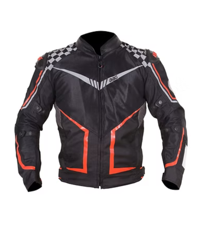 BBG Grand Prix Riding Jacket with Chest Guard - Red