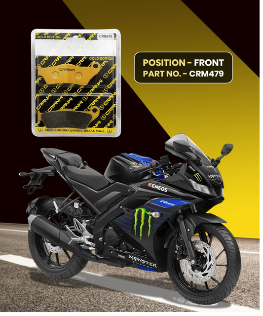 Crank1 Yamaha R15 V3 Ceramic Brake Pads