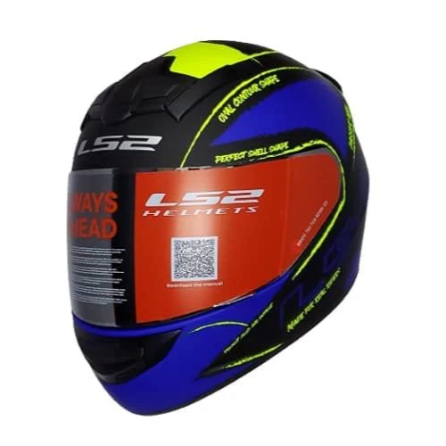 LS2 FF352 Rookie Brush Helmet - Black Yellow - LS2