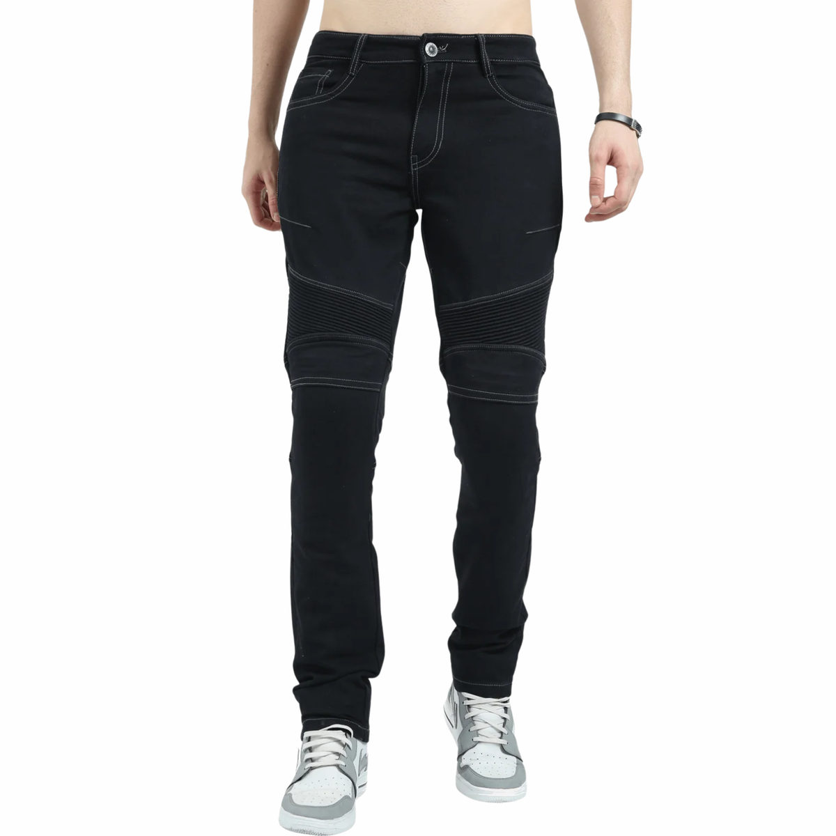 Solace Gravel Motorcycle Kevlar Denims with Level 2 Armour - Black