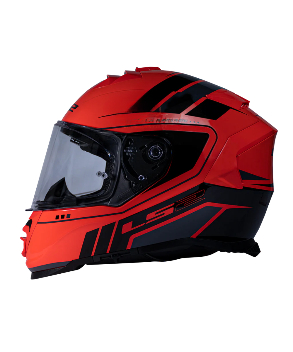 LS2 FF800 Storm II Fist Helmet - Gloss Hi Viz Orange Black - LS2