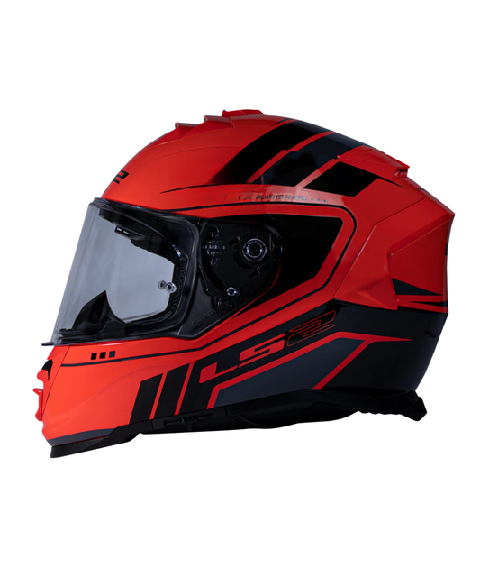 LS2 FF800 Storm II Fist Helmet - Gloss Hi Viz Orange Black