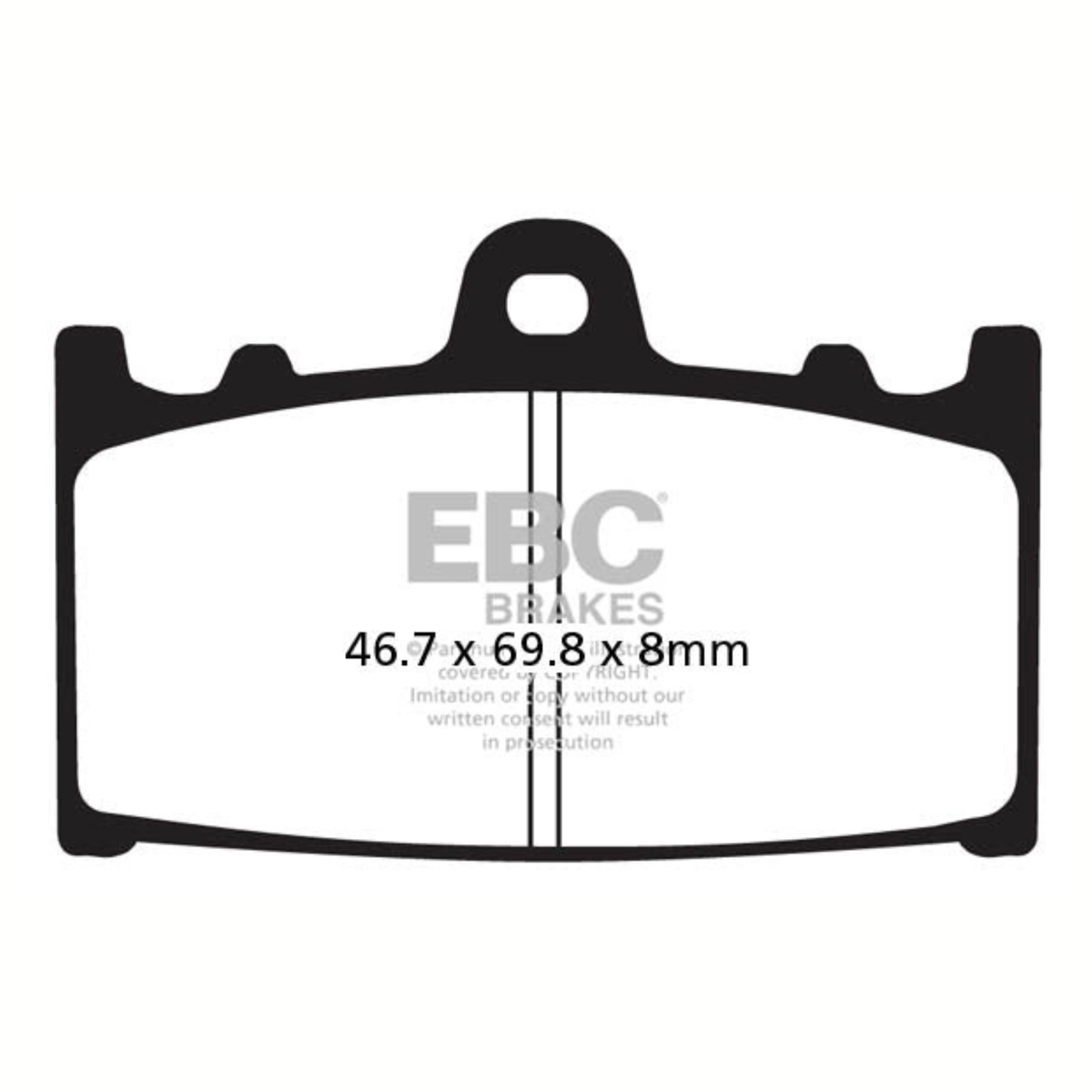 EBC Kawasaki Versys 1000 (2015-2018) Fully Sintered Brake Pads - EBC Brakes