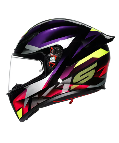 AGV K1 S Fastlap Helmet - Gloss Black Purple Pink