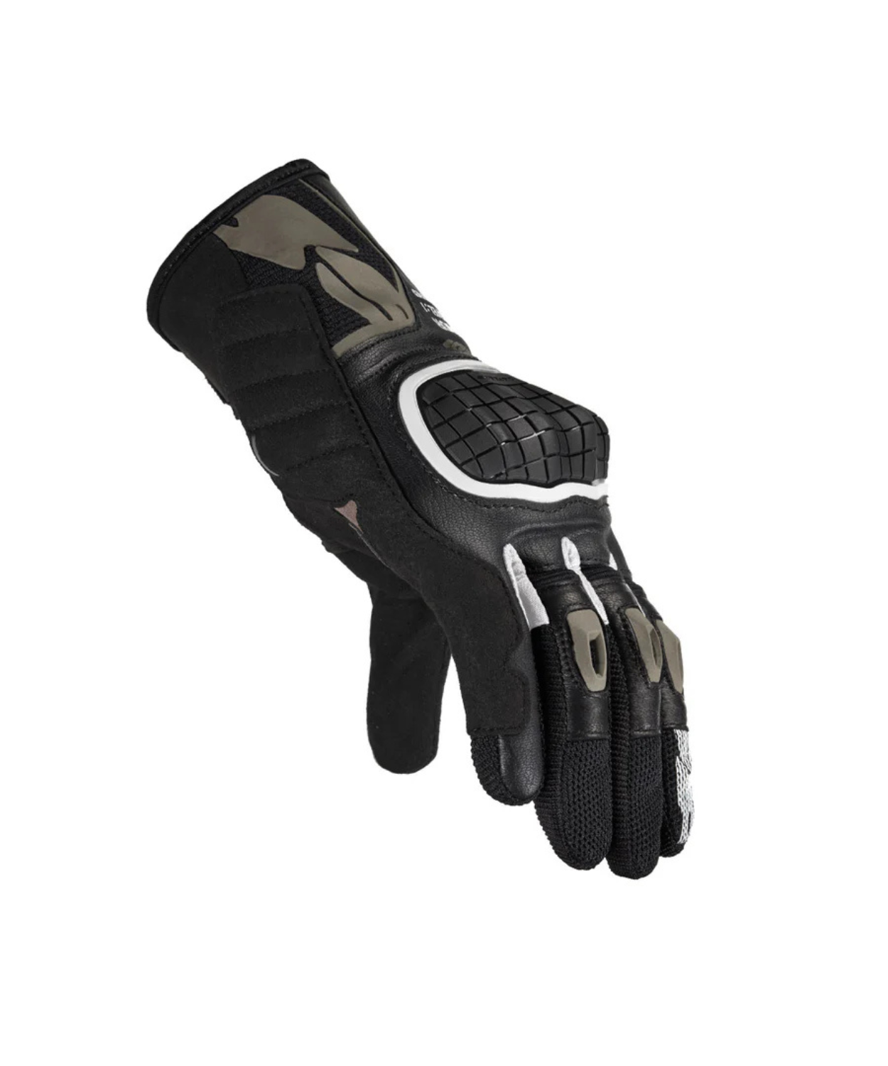 Spidi G Warrior Riding Gloves - Black Sand