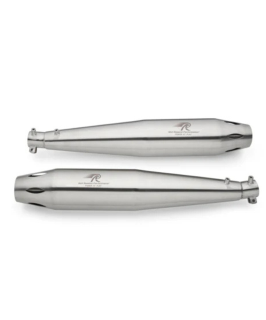 Red Rooster Performance Atlas Pro Exhaust for Royal Enfield Classic 650 - Silver Matte