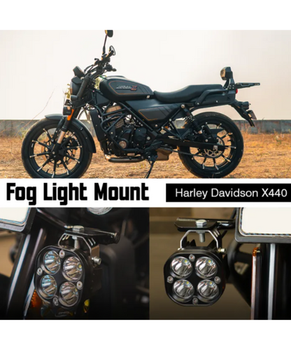 Zana Fog Light Mount for Harley Davidson X440 - ZI-8487