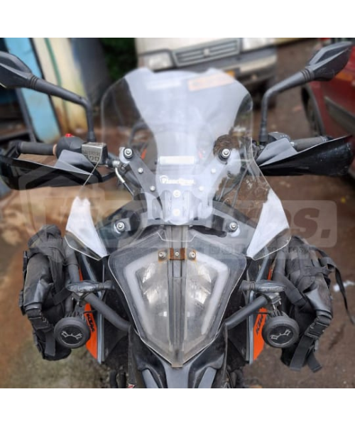 VisorBros Airflow Windscreen for the KTM Adventure 390/250/X - Clear