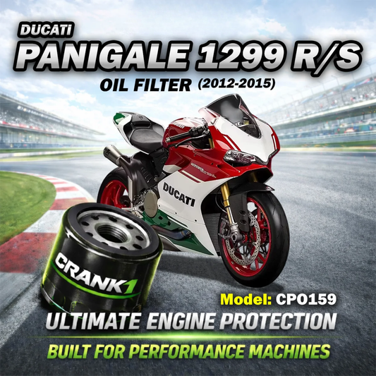 Crank1 Ducati Panigale 1299 R/S (2012-2015) Performance Oil Filters - CPO-159
