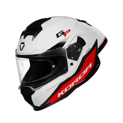 Korda Sonic Rapide Helmet - Gloss White Red