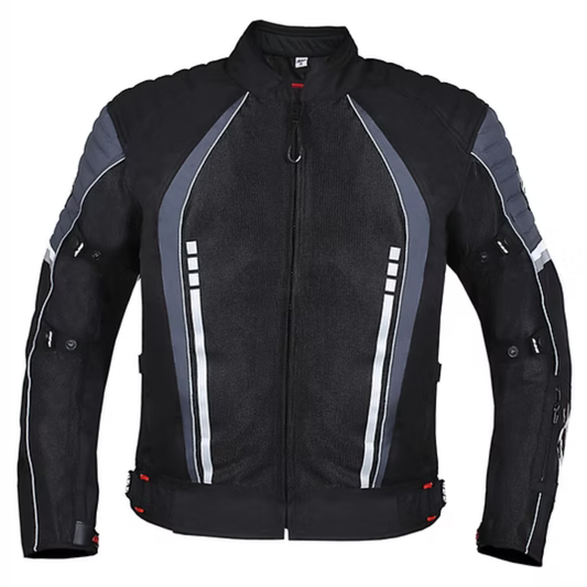 BBG Voyager Riding Jacket with Thermal Liner - Grey