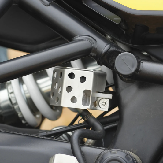 Moto Torque Royal Enfield Himalayan 450 Reservoir Oil Guard (SS) - Silver