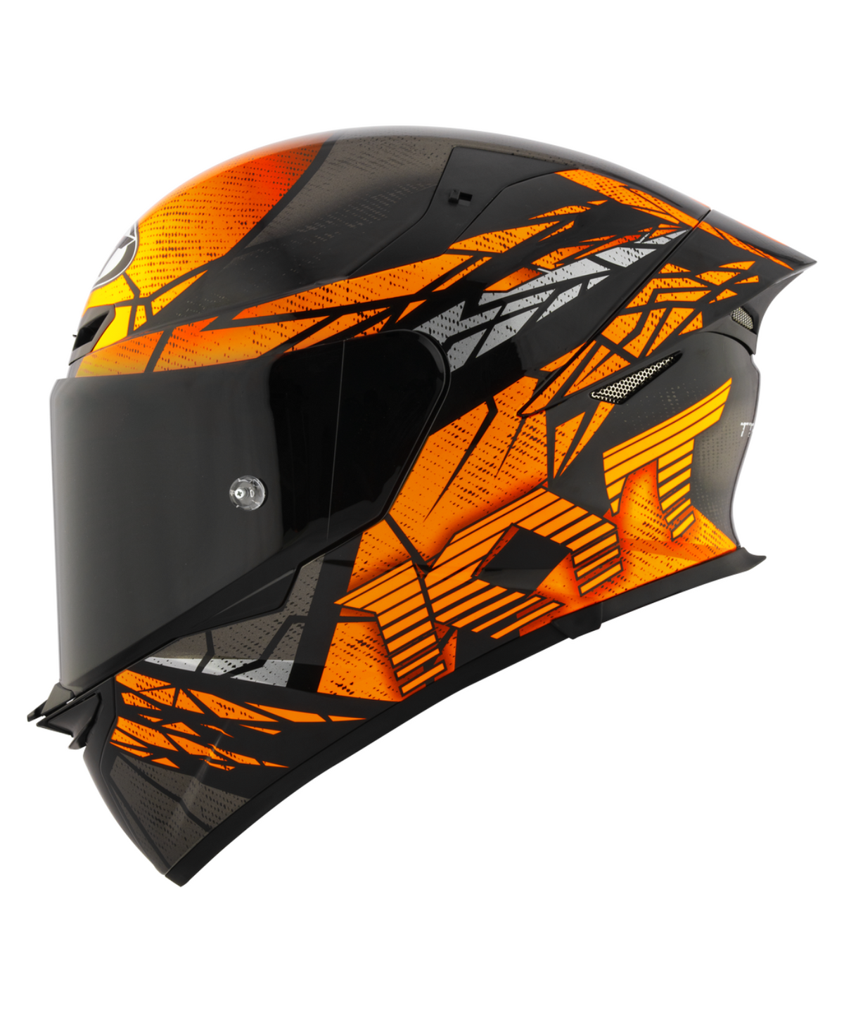 KYT TT-Revo Combustion Helmet - Matt Orange - KYT Helmets