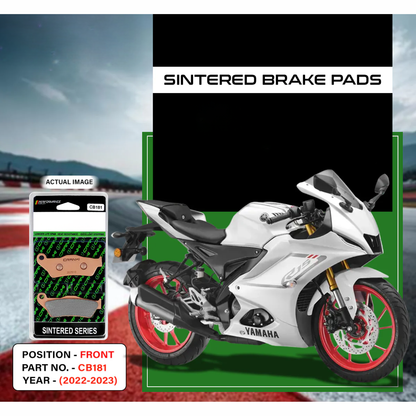 Crank1 Sintered Brake Pads for Yamaha R15 V4 (2022)