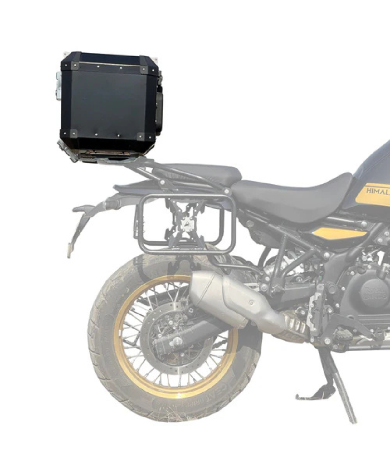 Auto Engina Aluminium Top Box 42L for Royal Enfield Himalayan 450 - Black