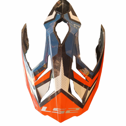 LS2 MX701 Focus Helmet Peak - Gloss Blue White Red - LS2