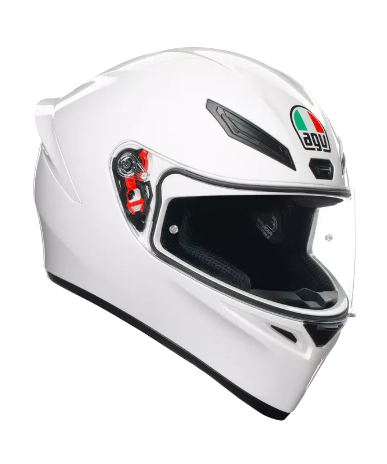 AGV K1 S Solid Helmet - Gloss White