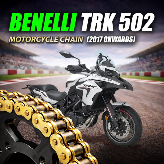 Crank1 Benelli TRK 502 (2017 Onwards) 525 Pitch ZVM-X 114L Chain - Gold