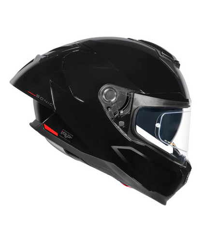 Korda Sonic GP Solid Helmet - Gloss Black