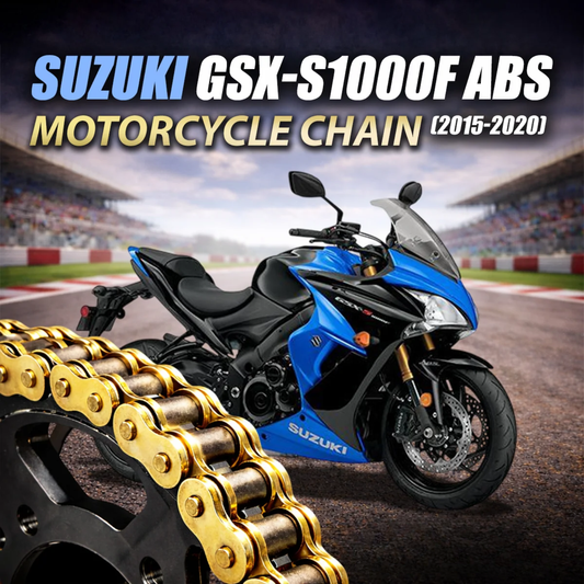 Crank1 Suzuki GSX-S 1000 F/ABS (2015-2020) 525 Pitch ZVM-X 116L Chain - Gold