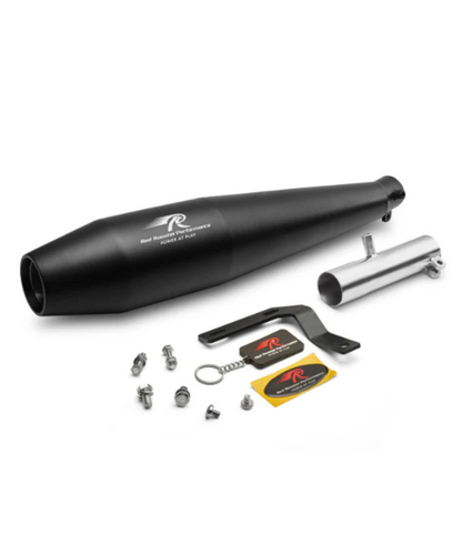Red Rooster Performance Pegasus RS Exhaust for Honda H'ness / CB 350 - Black Matte