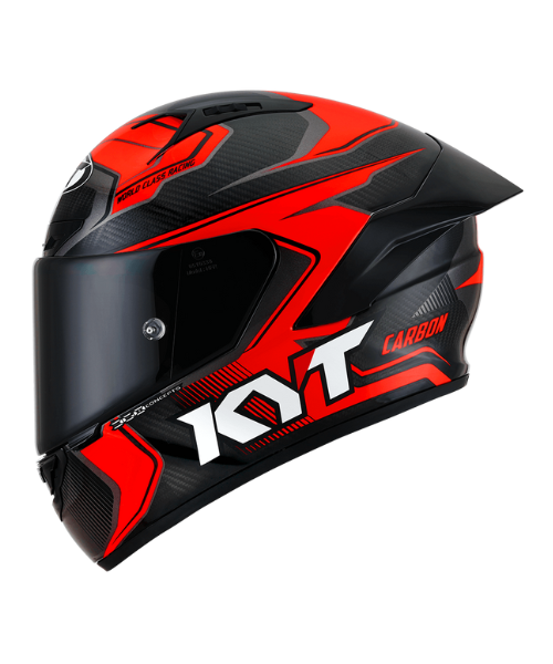 KYT NZ Race Carbon Competition Helmet - Gloss Red - KYT Helmets