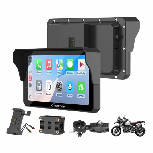 Carpuride W602S Pro 6-Inch Motorcycle CarPlay