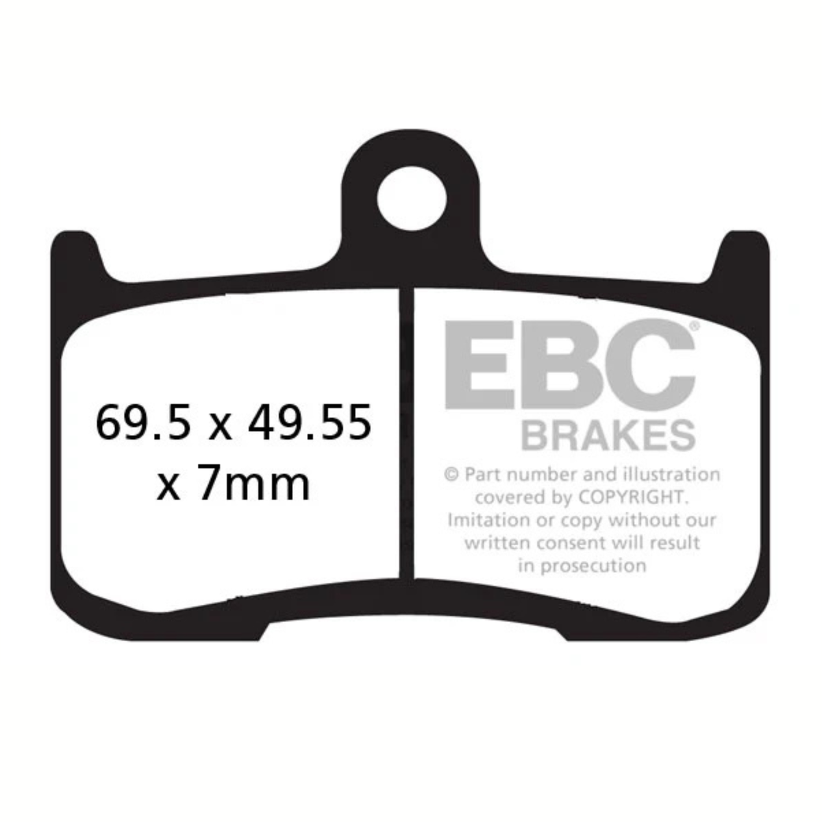 EBC Suzuki GSX-S 750 (2017 Onwards) Fully Sintered Brake Pads