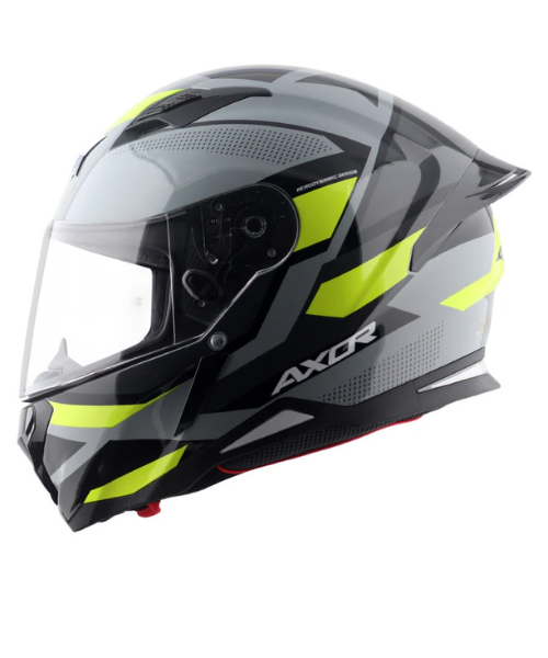 Axor Hunter Cornet Helmet - Gloss Nardo Grey Neon Yellow