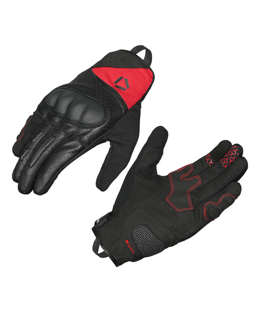 Korda Triad Riding Gloves - Black Red