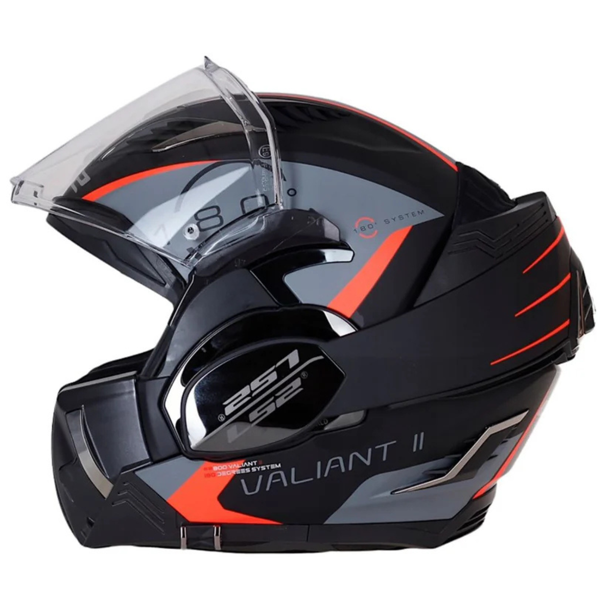 LS2 FF900 Valiant II Codex Helmet - Matt Black Titanium - LS2