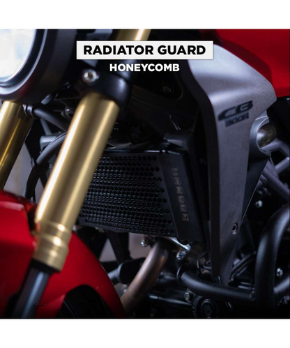 Zana Radiator Guard Honeycomb Black for Honda CB300R - ZI-8246