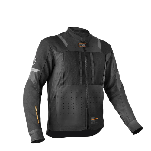 Rynox Outlander Pro CE Certified Class AA Motorcycle Riding Jacket - Black