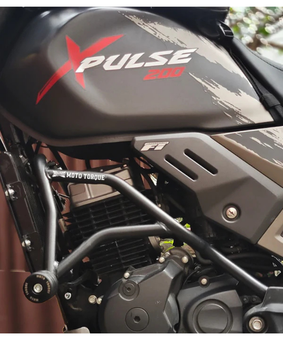 Moto Torque Xpulse Crash Guard with Slider - Black - Moto Torque