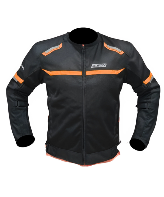 Bison ProGear Comet Level 2 Riding Jacket - Orange
