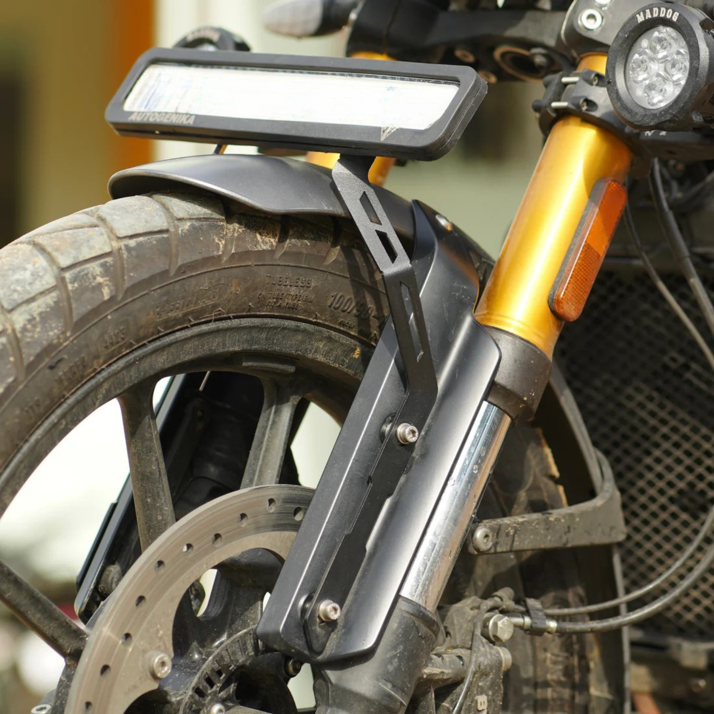 Moto Torque Triumph Scrambler 400x Number Plate Holder - Black