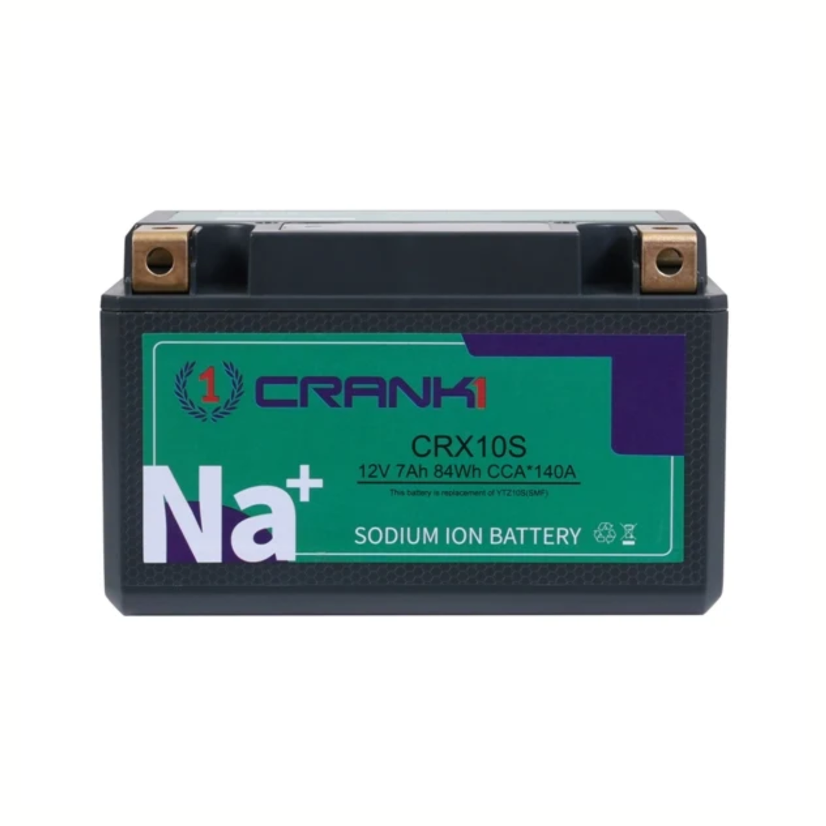 Crank1 Kawasaki Ninja ZX-4R (2023 Onwards) Sodium ION Factory Activated Battery - CRX10S - Crank 1