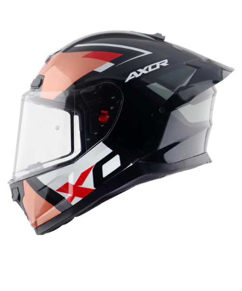 Axor Saber X-Sport Helmet - Gloss Black Orange