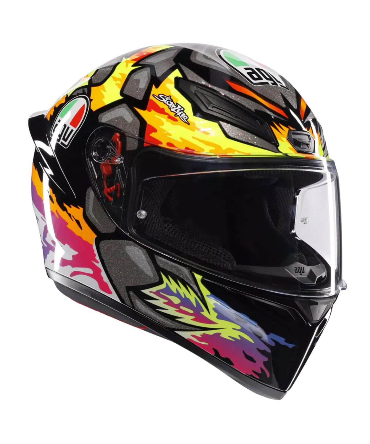 AGV K1 S Bezzecchi 2023 Helmet - Gloss Orange Pink