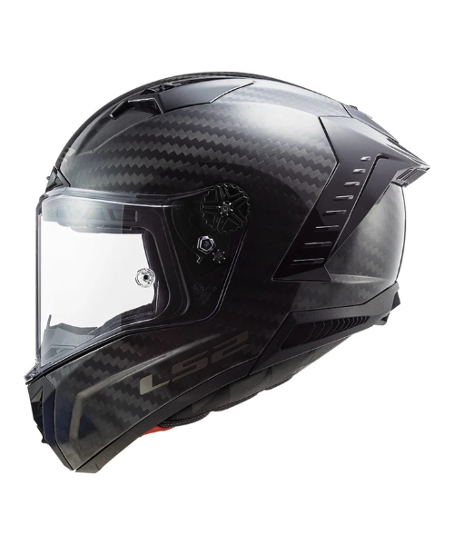 LS2 FF805 Thunder Carbon Racing FIM Helmet - Gloss Black