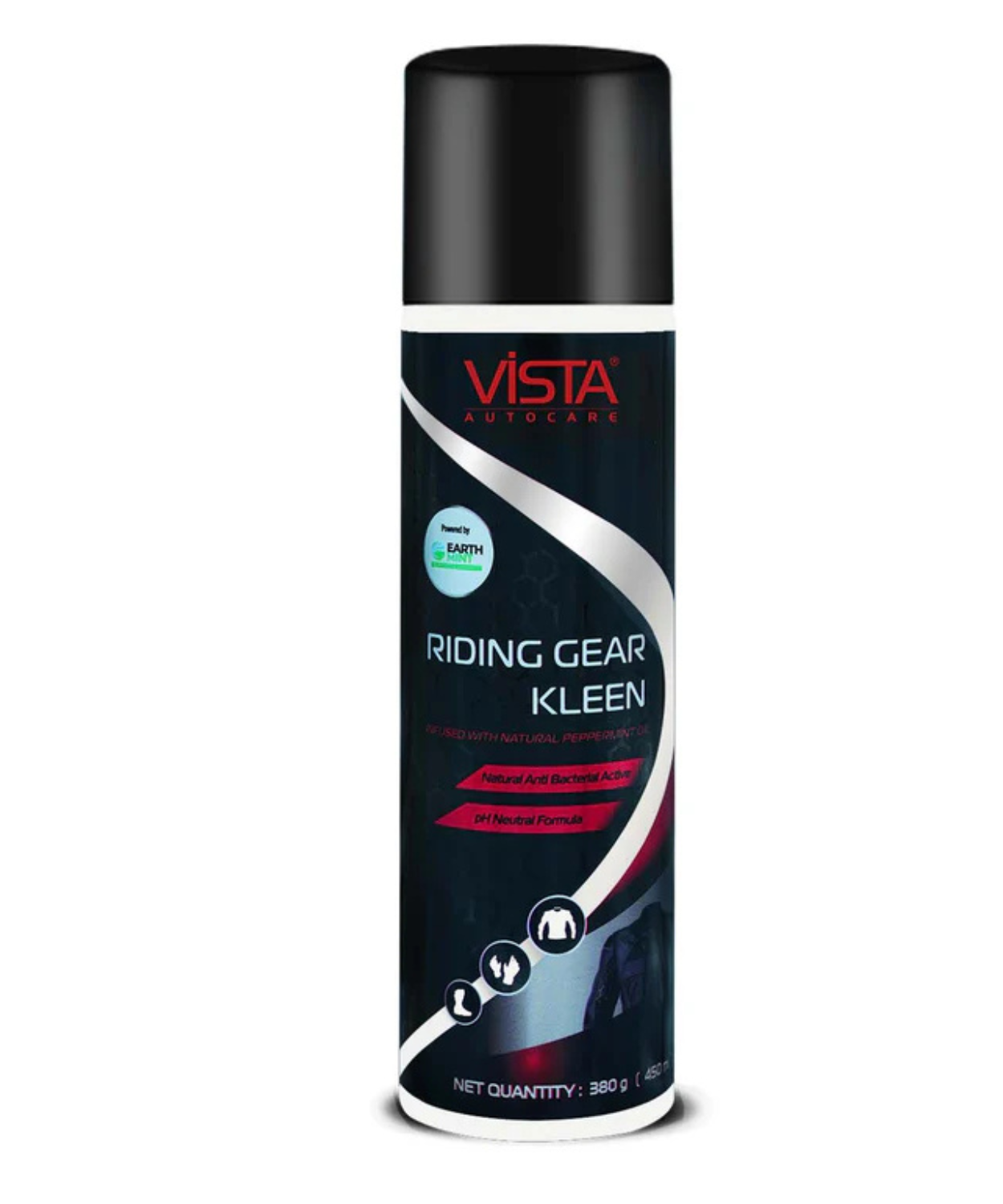 Vista Riding Gears Cleaner Foam Spray with Refreshing Mint Fragrance - 450 ml
