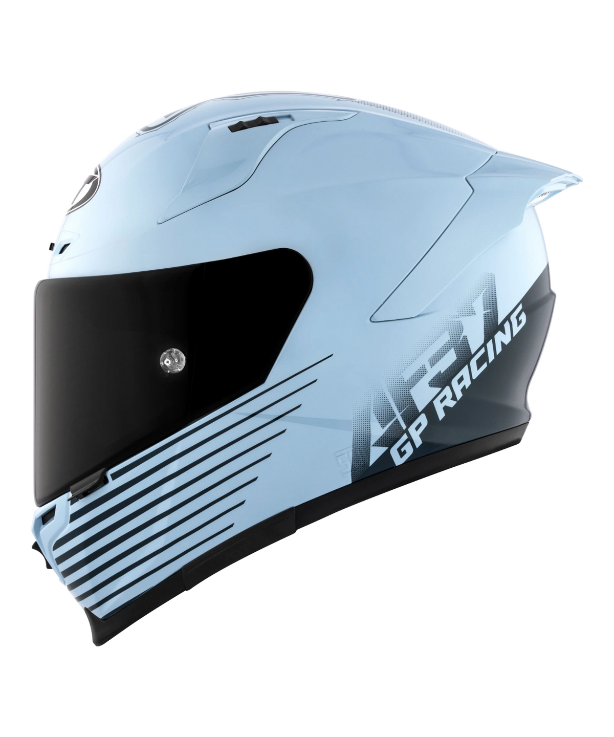 KYT Striker 2V AF37 Livery Full Face Helmet - Gloss Sea Blue - KYT Helmets